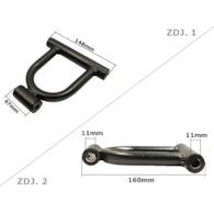 WAHACZ ATV 110/125 PRZÓD GÓRNY KOŁO 6'' ROB
