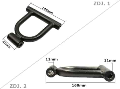 WAHACZ ATV 110/125 PRZÓD GÓRNY KOŁO 6'' ROB