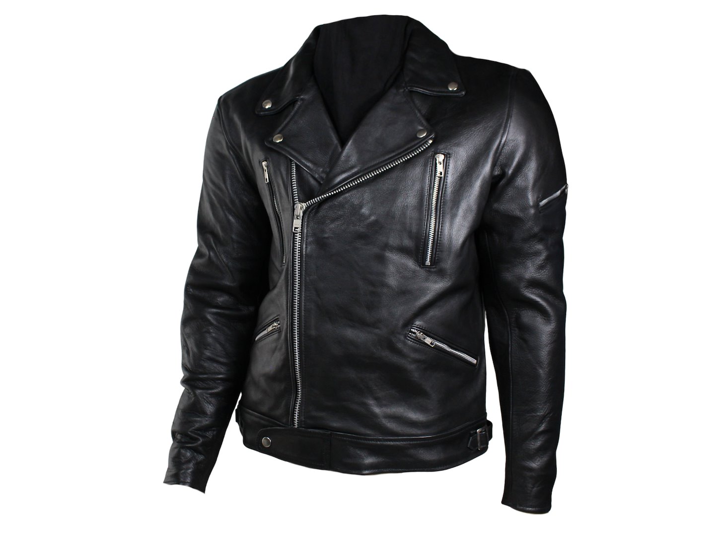 KURTKA SKÓRZANA VIG-16599 CZARNA XXXL 3XL