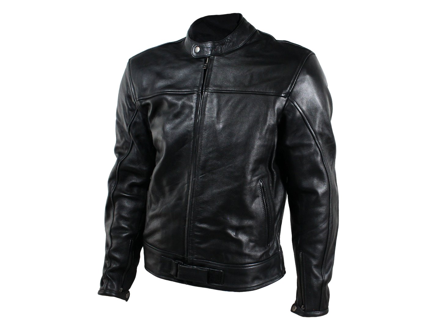 KURTKA SKÓRZANA VIG-16611 CZARNA XXXL