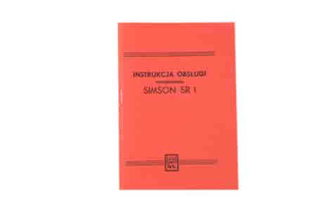 KATALOG INSTRUKCJA OBSŁUGI SIMSON SR1