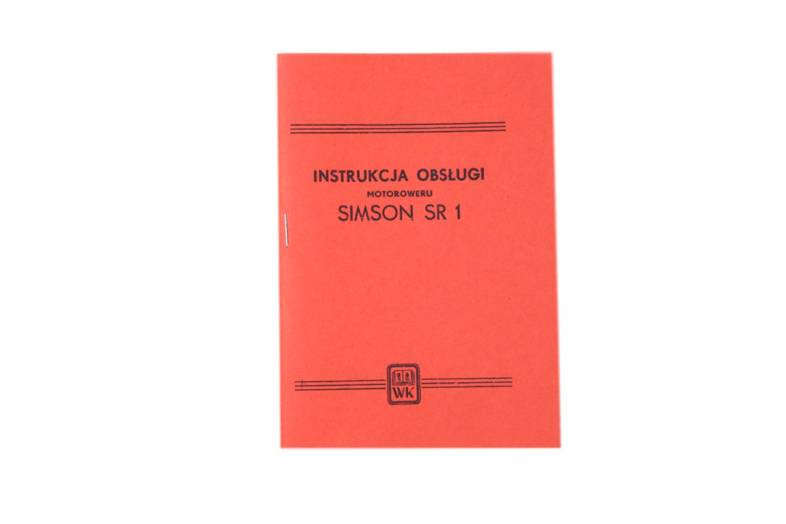 KATALOG INSTRUKCJA OBSŁUGI SIMSON SR1