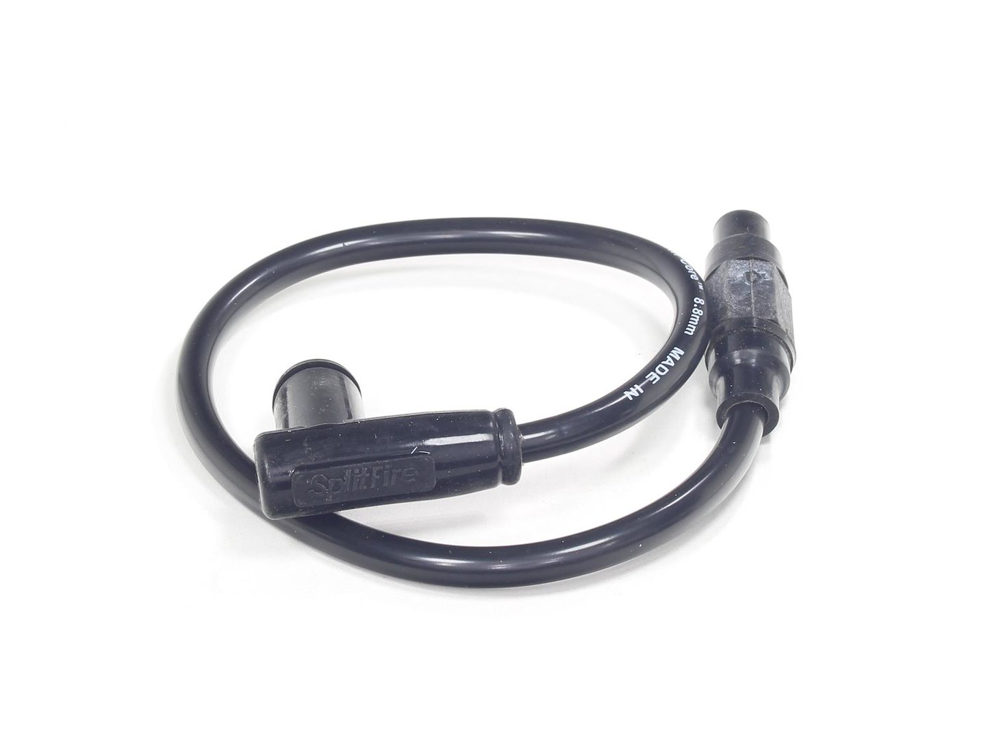 PRZEWÓD WYSOKIEGO NAPIĘCIA Z FAJKĄ 8.8mm SILIKONOWY SPLITFIRE CZARNY HB
