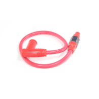 PRZEWÓD WYSOKIEGO NAPIĘCIA Z FAJKĄ 8.8mm SILIKONOWY SPLITFIRE CZERWONY HB