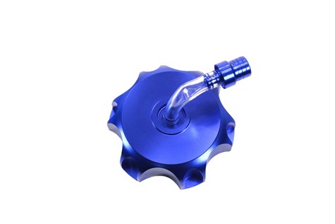 KOREK ZBIORNIKA PALIWA ATV 110/125 CROSS 125 ALUMINIUM NIEBIESKI HB