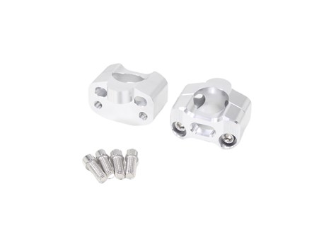 MOCOWANIE KIEROWNICY WIEŻYCZKI 28mm SREBRNE HB