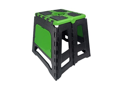 STOJAK CENTRALNY CROSS MOTOCYKL SKŁADANY CZARNO-ZIELONY HB