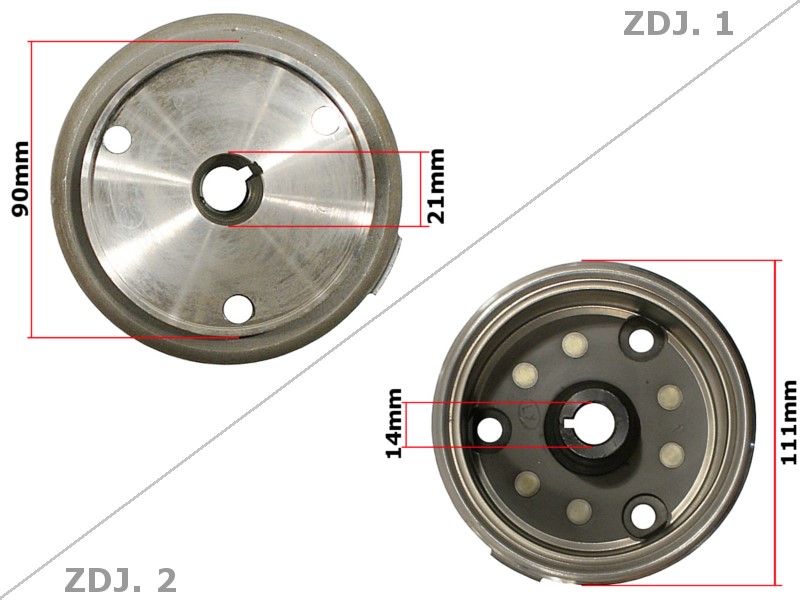 MAGNETO KOŁO ZAMACHOWE ATV 250 ROB