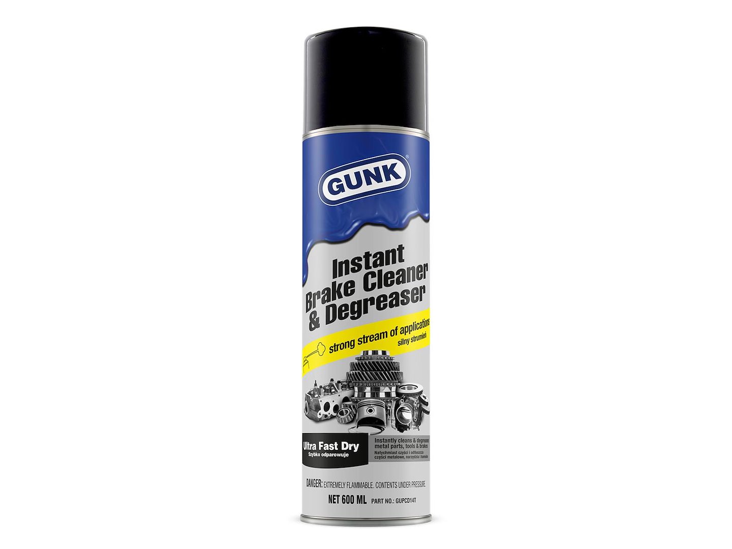 ŚRODEK DO TARCZ HAMULCOWYCH BRAKE CLEANER GUNK 600ml USA