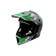 KASK VCAN H325 WHITE BLACK WIDOW GREEN XL