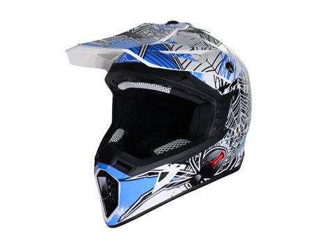 KASK VCAN H325 WHITE BLACK WIDOW BLUE XL
