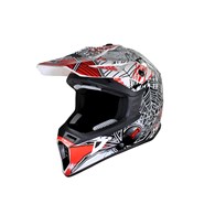 KASK VCAN H325 WHITE BLACK WIDOW RED XL