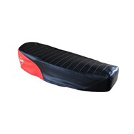 POKROWIEC SIEDZENIA SIMSON S51 ENDURO PIKOWANY CZARNO-CZERWONY HB