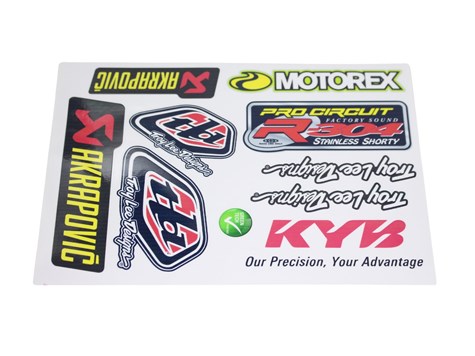 NAKLEJKA AKRAPOVIC KYB MOTOREX HUN