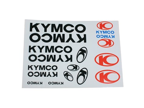 NAKLEJKA KYMCO CZARNA HUN