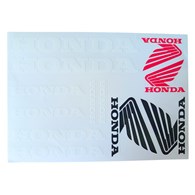 NAKLEJKA HONDA BIAŁA HUN