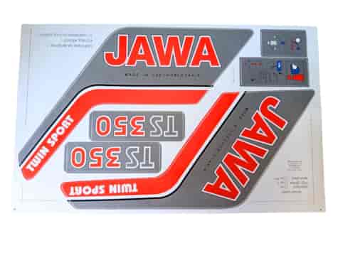 NAKLEJKA JAWA 350 TS TYP 638 HUN