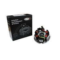 APARAT ZAPŁONOWY STATOR MINARELLI AM6 50 2T LC APRILIA CLASSIC/TUONO/RS/RX/SX BETA RR/RK6 DERBI GPR/SENDA FANTIC CABALLERO/SUPER MOTARD GILERA RCR/SMT/ZULU MALAGUTI XSM/XTM MBK X-LIMIT/X-POWER PEUGEOT XP/XP6 RIEJU SPIKE/SMX/TANGO YAMAHA DT/TZR