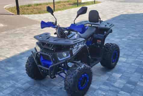 QUAD HB-ATV125G KOŁO 8  ARMOUR PRO NIEBIESKI 1 BIEG DO PRZODU + WSTECZNY
