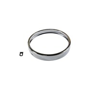 RAMKA LAMPY PRZÓD REFLEKTORA WSK 125/175 CHROM