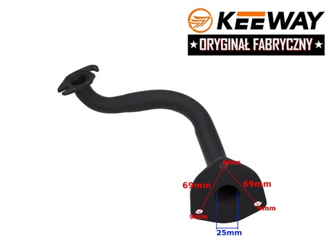 KOLANKO TŁUMIKA KEEWAY HURRICAN 50 TUNING ORYGINAŁ