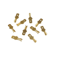 KONEKTOR MĘSKI 4.7mm PŁASKI NIEIZOLOWANY 10szt.