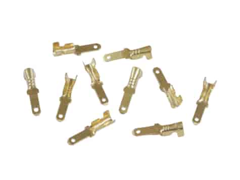 KONEKTOR MĘSKI 2.8mm PŁASKI NIEIZOLOWANY 10szt.