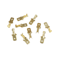 KONEKTOR MĘSKI 6.3mm PŁASKI NIEIZOLOWANY 10szt.