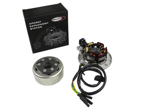 APARAT ZAPŁONOWY STATOR CROSS YX150/160 APOLLO KAYO JUNAK ZIPP MRF W073 + MAGNETO