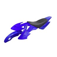 PLASTIKI CROSS 125 OSŁONY KANAPA ZESTAW NIEBIESKI