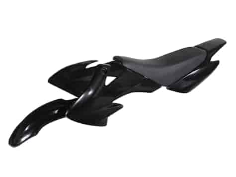 PLASTIKI CROSS 125 OSŁONY KANAPA CZARNA