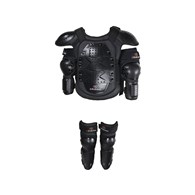 OCHRANIACZ BUZER RIDBIKER CZARNY L + ZESTAW OCHRANIACZY