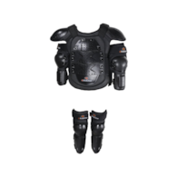OCHRANIACZ BUZER RIDBIKER CZARNY XL + ZESTAW OCHRANIACZY