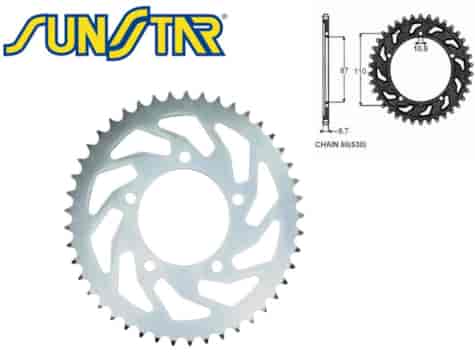 ZĘBATKA TYŁ SUNSTAR STALOWA SUNR1-5383-45