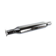 TŁUMIK JUNAK M07 M10 CHROM KRÓTKI RYBKA