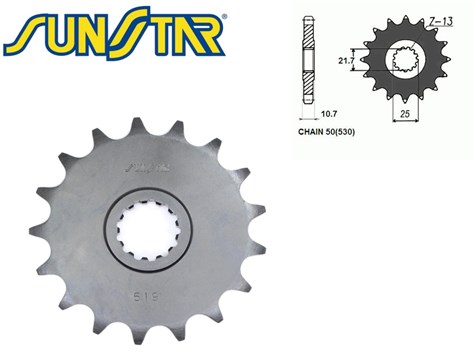 ZĘBATKA PRZÓD SUNSTAR SUNF519-17