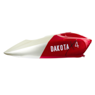 PLASTIK BOCZNY TYŁ BENZER DAKOTA PRAWY SREBRNO-BORDOWY