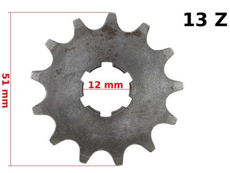 ZĘBATKA PRZÓD JAWA 50 13z DI