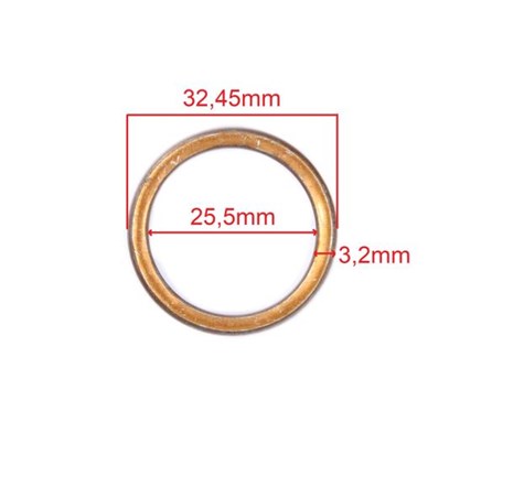 USZCZELKA ATV 70/110/125 TŁUMIKA MIEDZIANA ROB