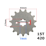 ZĘBATKA PRZÓD 420-15z ATV 110 ROB