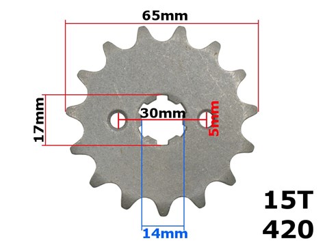 ZĘBATKA PRZÓD 420-15z ATV 110 ROB