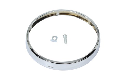 RAMKA LAMPY PRZÓD REFLEKTORA WSK CHROM