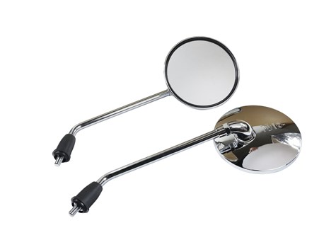 LUSTERKA M8 QY-181 CHROM OKRĄGŁE DŁUGIE