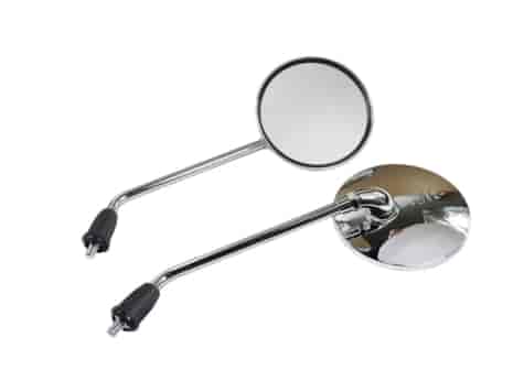 LUSTERKA M8 QY-181 CHROM OKRĄGŁE DŁUGIE