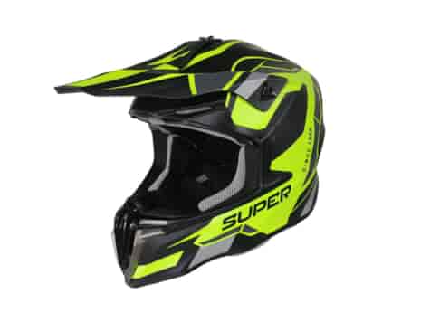 KASK SUPER ENDURO 01 CZARNO-SELEDYNOWY M 57-58