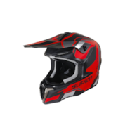 KASK SUPER ENDURO 02 CZARNO-CZERWONY S 55-56