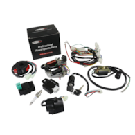 INSTALACJA ELEKTRYCZNA ATV 125 ZESTAW ZAPŁONOWY WIĄZKA CEWKA STATOR PRZEŁĄCZNIK STACYJKA MODUŁ REGULATOR STYK