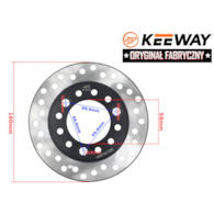 TARCZA HAMULCOWA PRZÓD KEEWAY HURRICANE 50 ORYGINAŁ