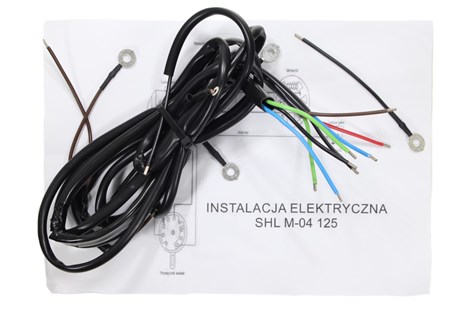 INSTALACJA ELEKTRYCZNA SHL M04 125 CZARNA ML