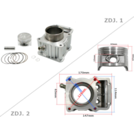 CYLINDER ATV 200 CG 63,5mm PIN 15mm LC BASHAN